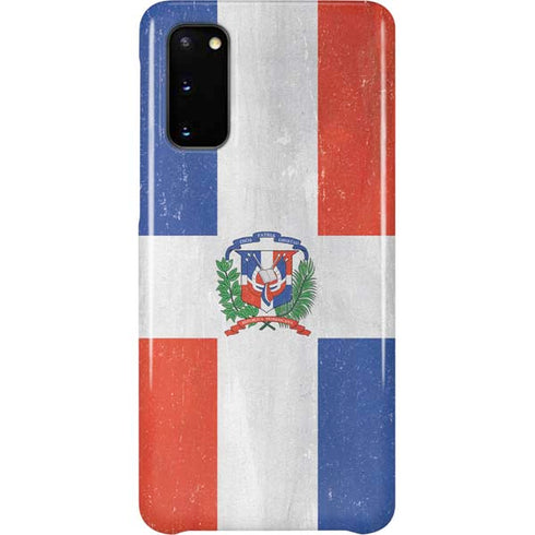 Dominican Republic Flag Distressed Galaxy S20 Lite Case